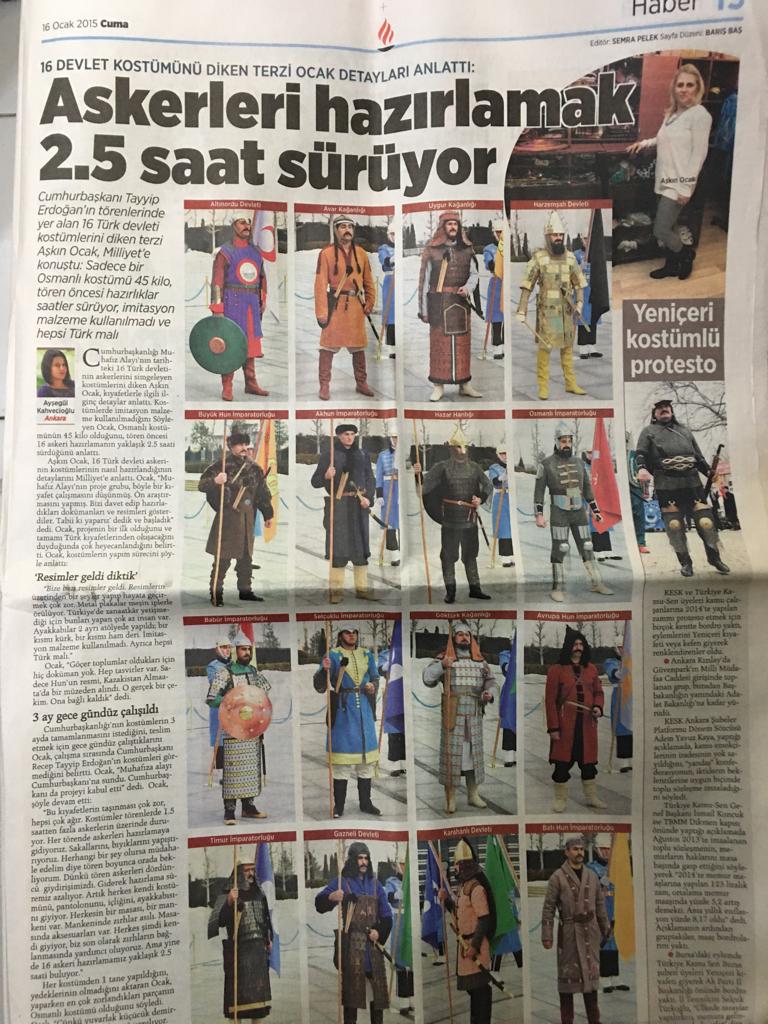 Basında Anatolia Kıyafet Hazırlanması